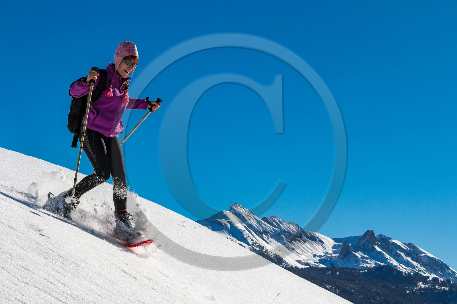Randonnée en raquettes à neige