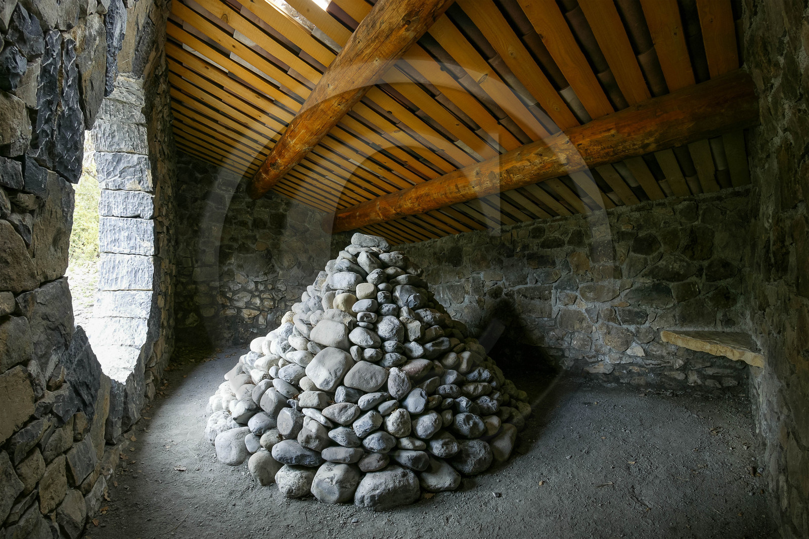 Refuge d'Art  Les Bains Thermaux d'Andy Goldsworthy