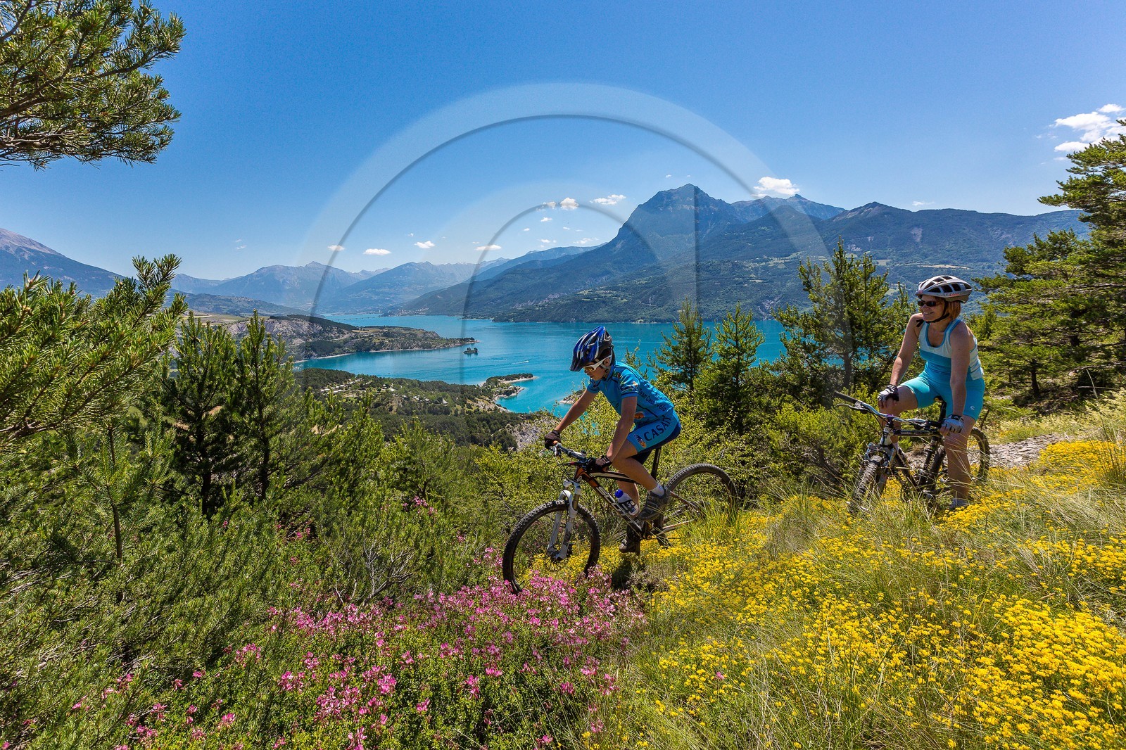 Pays de Serre-Ponçon, Chorges, belvédère des Curattes, vtt