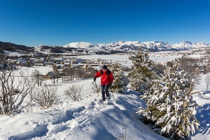 Ancelle, randonnée raquette à neige