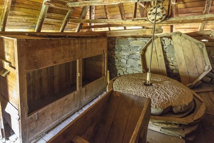Parc national des Ecrins, village de Dormillouse, ancien moulin