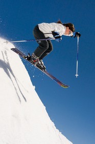 Ski piste famille