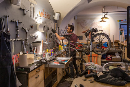 Inukshuk café vélo