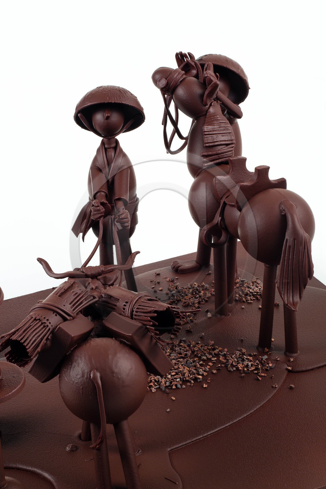Exposition Influences, Petite histoire de l'art en chocolat par Luc Eyriey