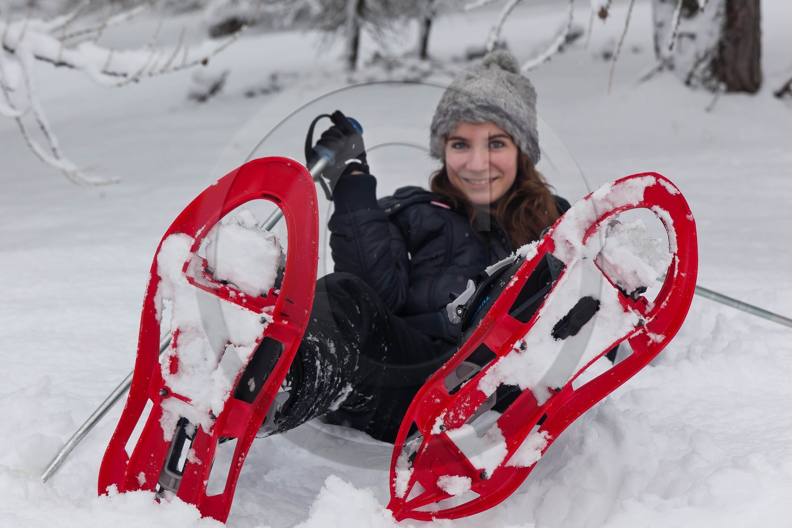 Randonnée, balade en raquettes à neige