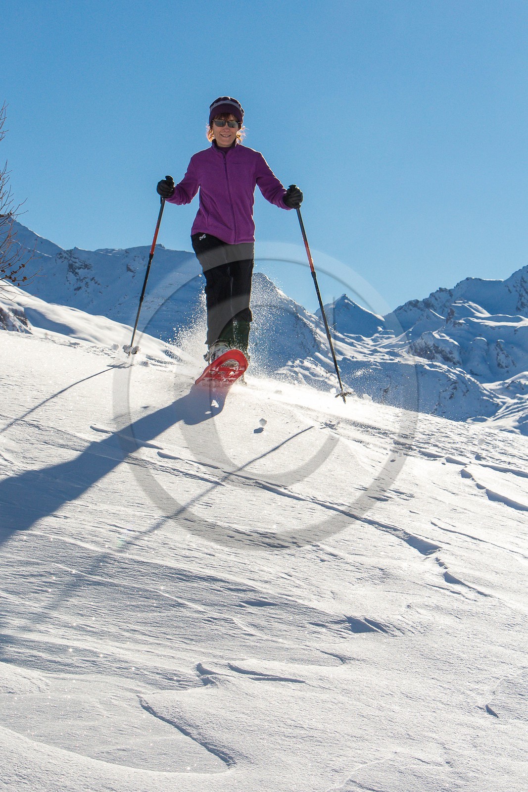Col de Larche, vallon du lauzanier, randonnée raquettes