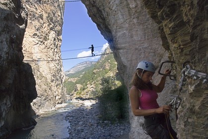 Via ferrata des gorges de la Durance