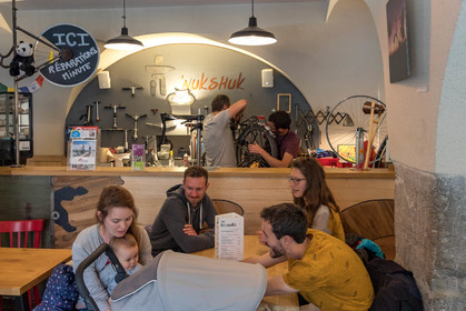 Inukshuk café vélo
