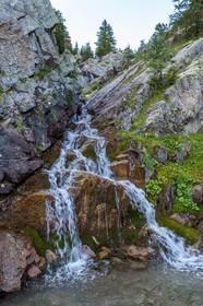 Ubaye, Vallon du Laverq, cascade des Lausas