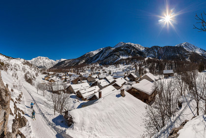 Vallée de la Clarée, village de Névache