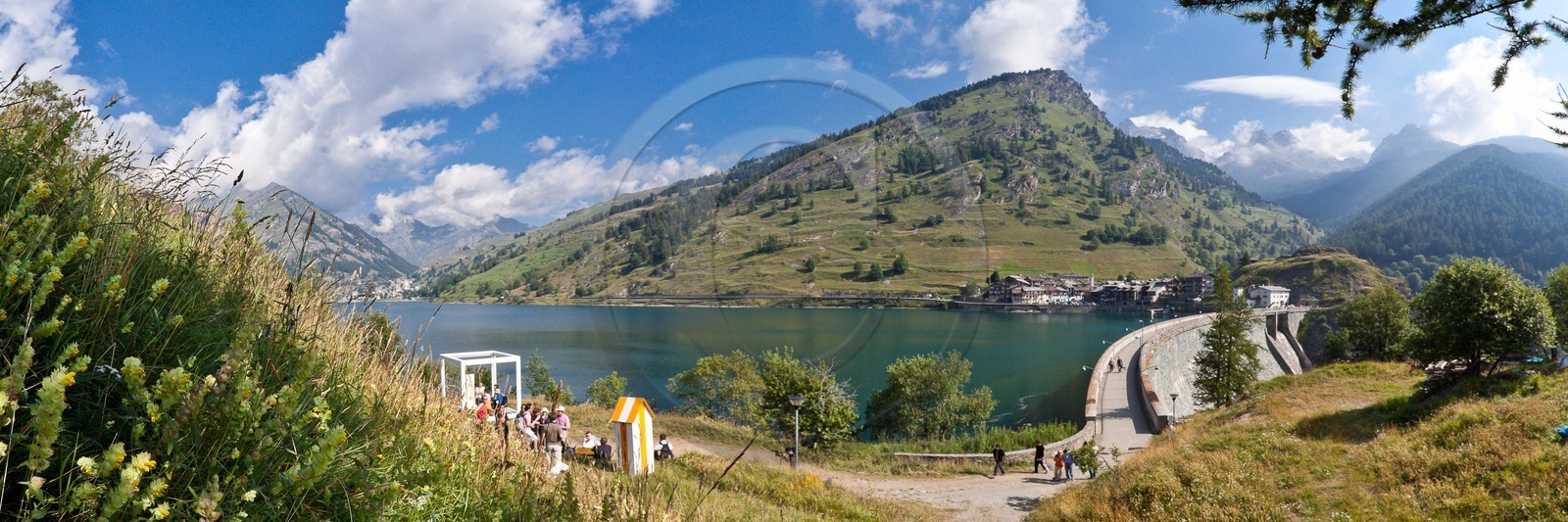 Lac et barrage de Pontechianale, Castello
