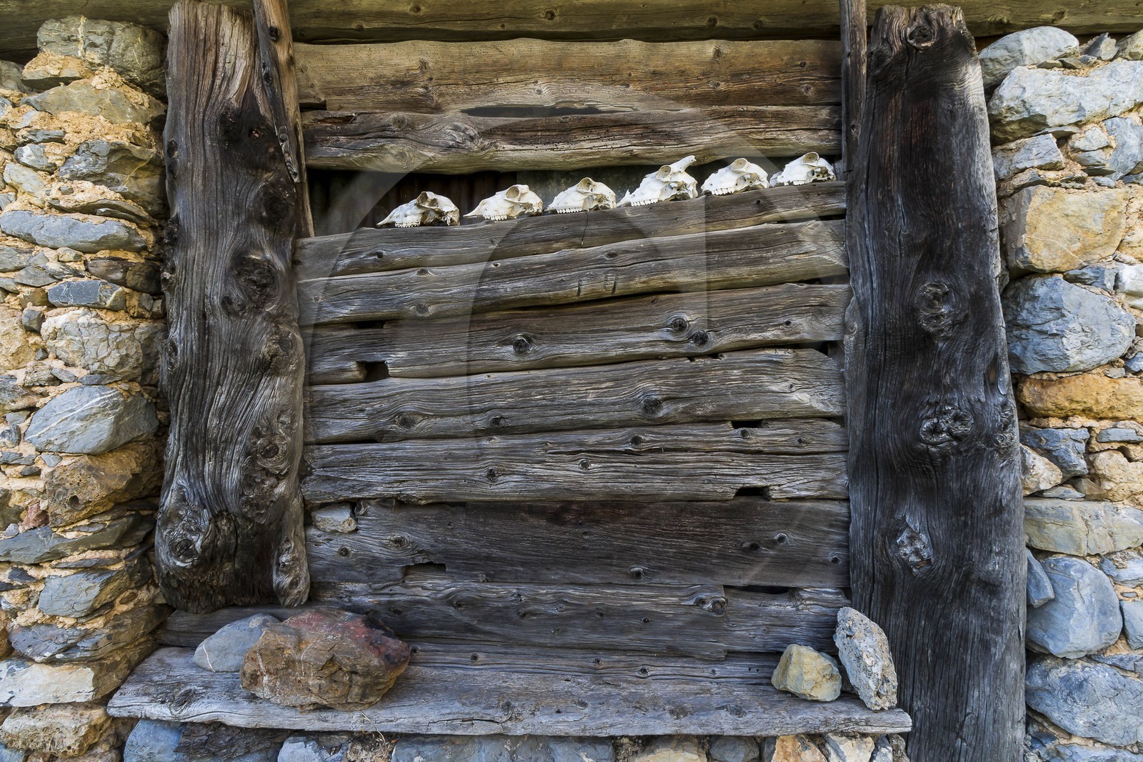 Vallée de la Tinée, Roubion,  hameau de Vignols