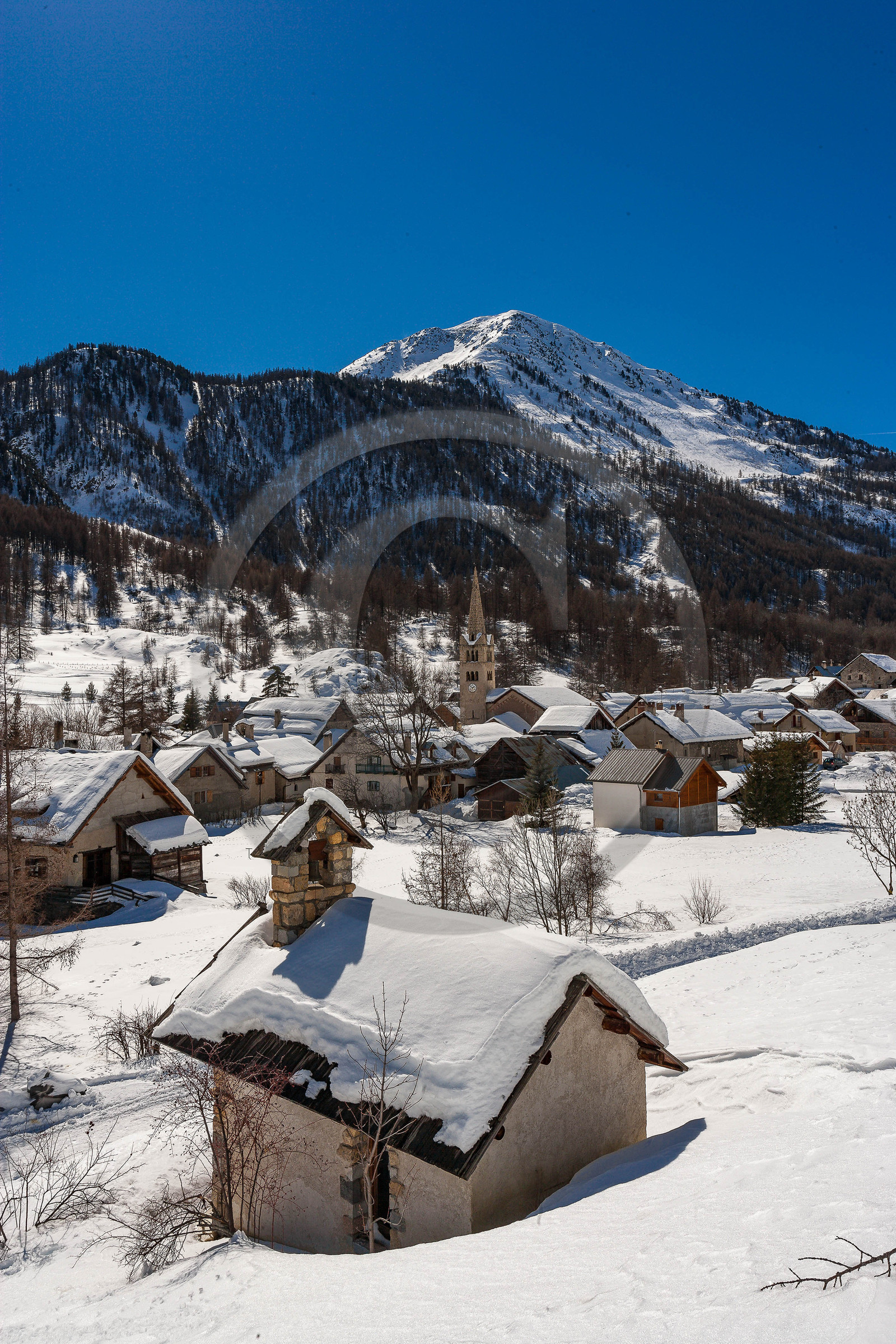 Vallée de la Clarée, village de Névache