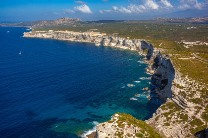 Bonifacio, falaises de calcaire
