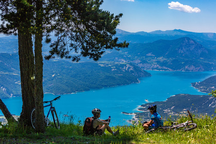 Réallon, vtt à Plate Longue