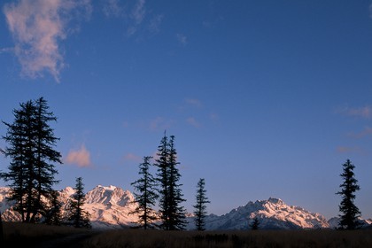 depuis le col de la Pousterle, Le Pelvoux, Pic de Clouzis