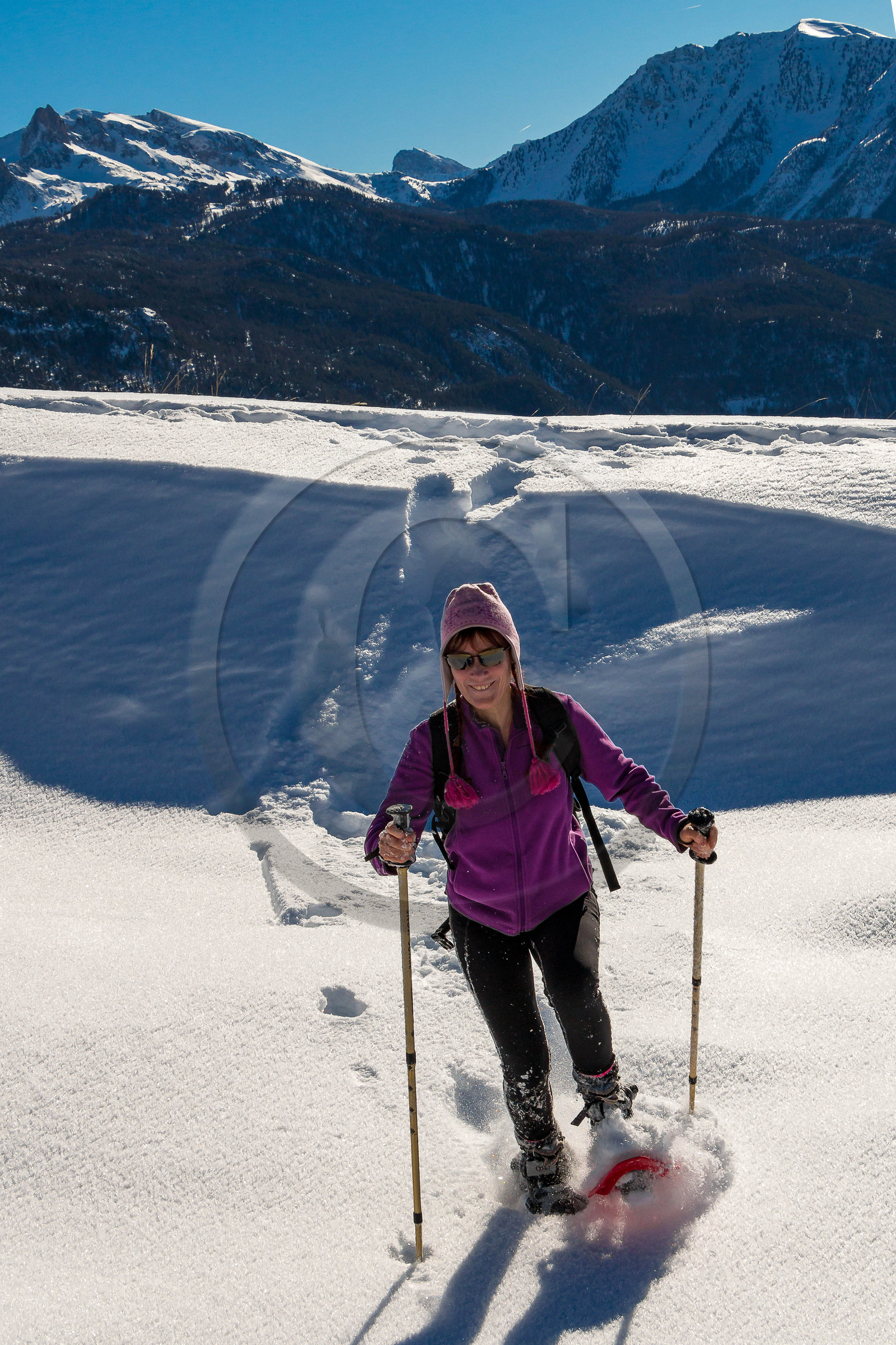 Randonnée en raquettes à neige