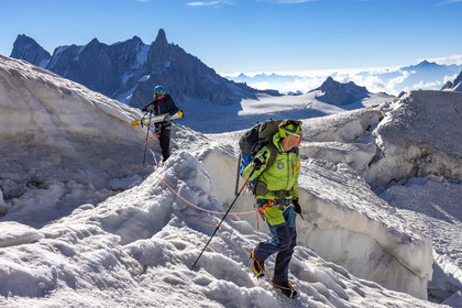 Géomorphologie à l'Aiguille du Midi