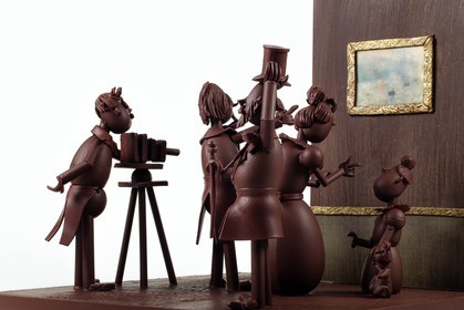 Exposition Influences, Petite histoire de l'art en chocolat par Luc Eyriey