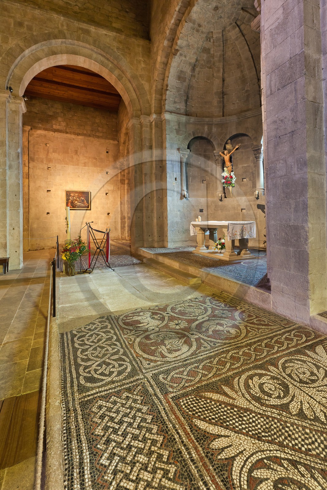 Prieuré Notre-Dame de Ganagobie,  les mosaïques, chef-d'œuvre de l'art roman