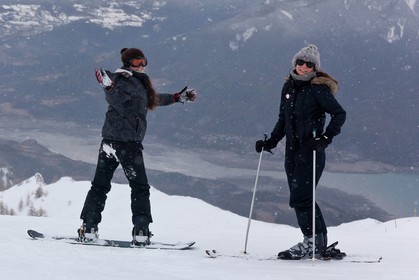Pays de Serre-Ponçon, Réallon, snowboard, surf des neiges