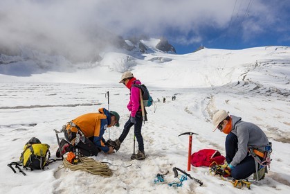 Découverte des glaciers avec Christophe Dureau, guide de haute montagne