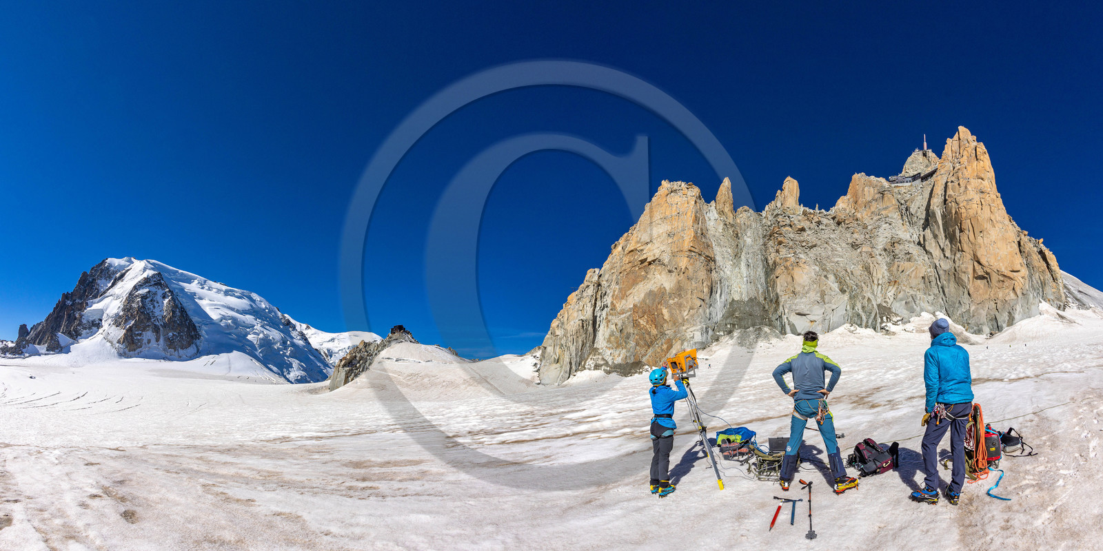 Géomorphologie à l'Aiguille du Midi