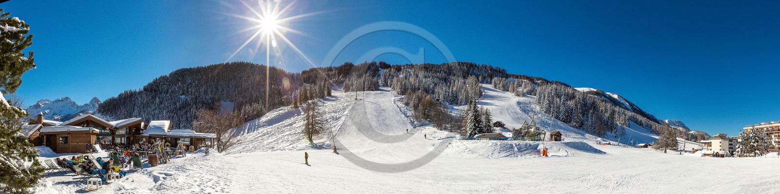 Uvernet-Fours, station de ski de Praloup