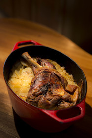 Ferme des Sonnailles, gigot d'agneau à la cocotte