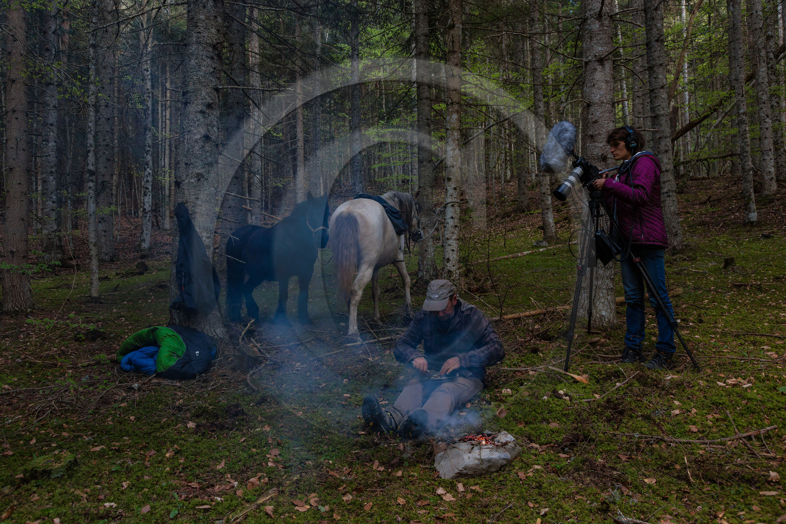 Making of du film La vallée des loups