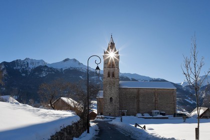 Les Orres Village, Eglise du XV°siècle Sainte-Marie-Madeleine