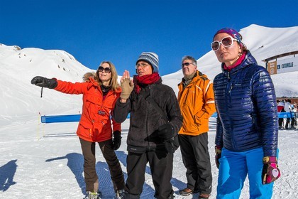 Serre-Chevalier, Snow drawings, une œuvre de l'artiste Sonja Hinrichsen