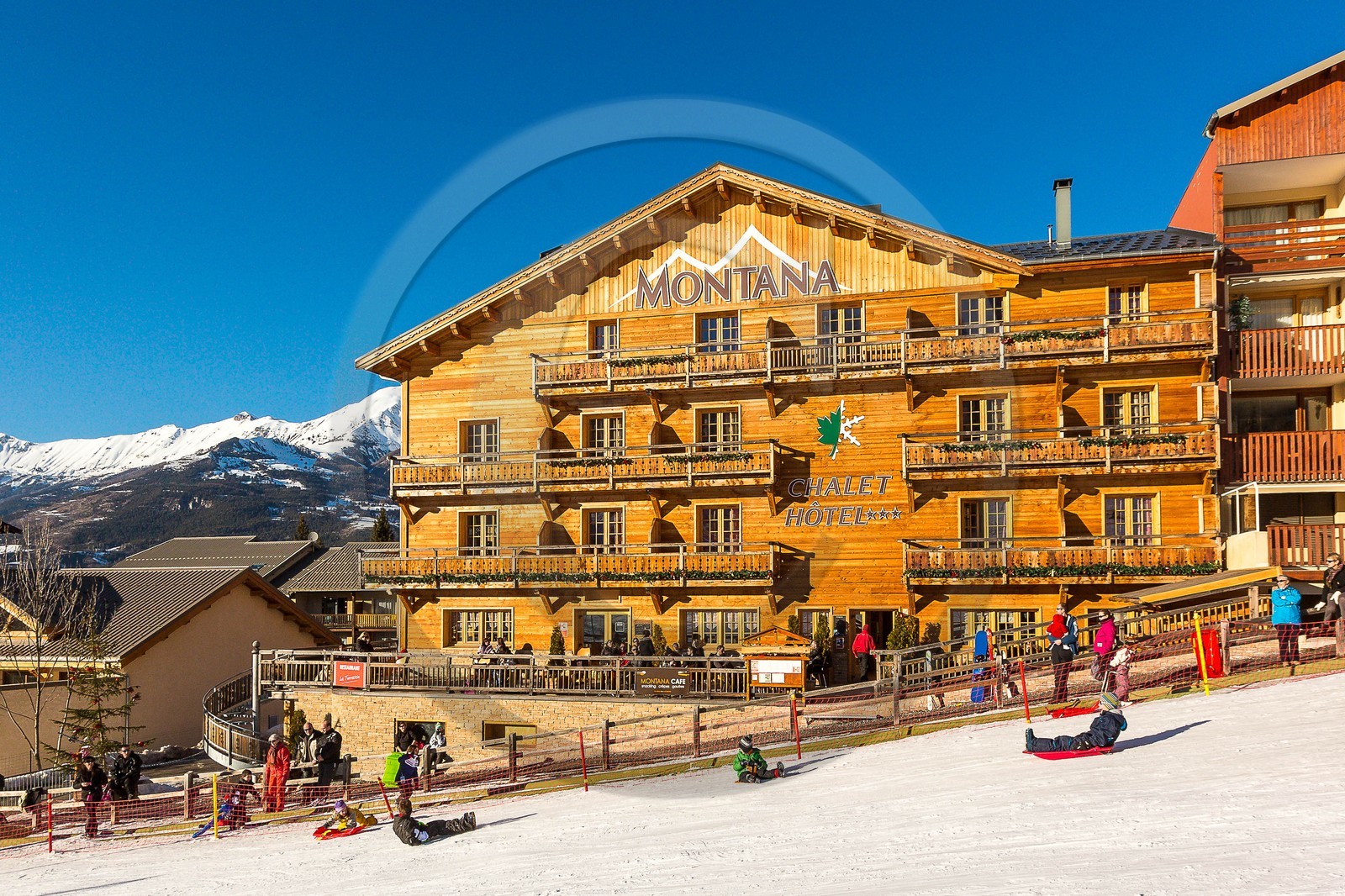 Le Sauze, Super-Sauze, Hôtel, Bar, Restaurant Le Montana