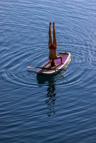 Yoga sur paddle, Serre-Ponçon Aloha