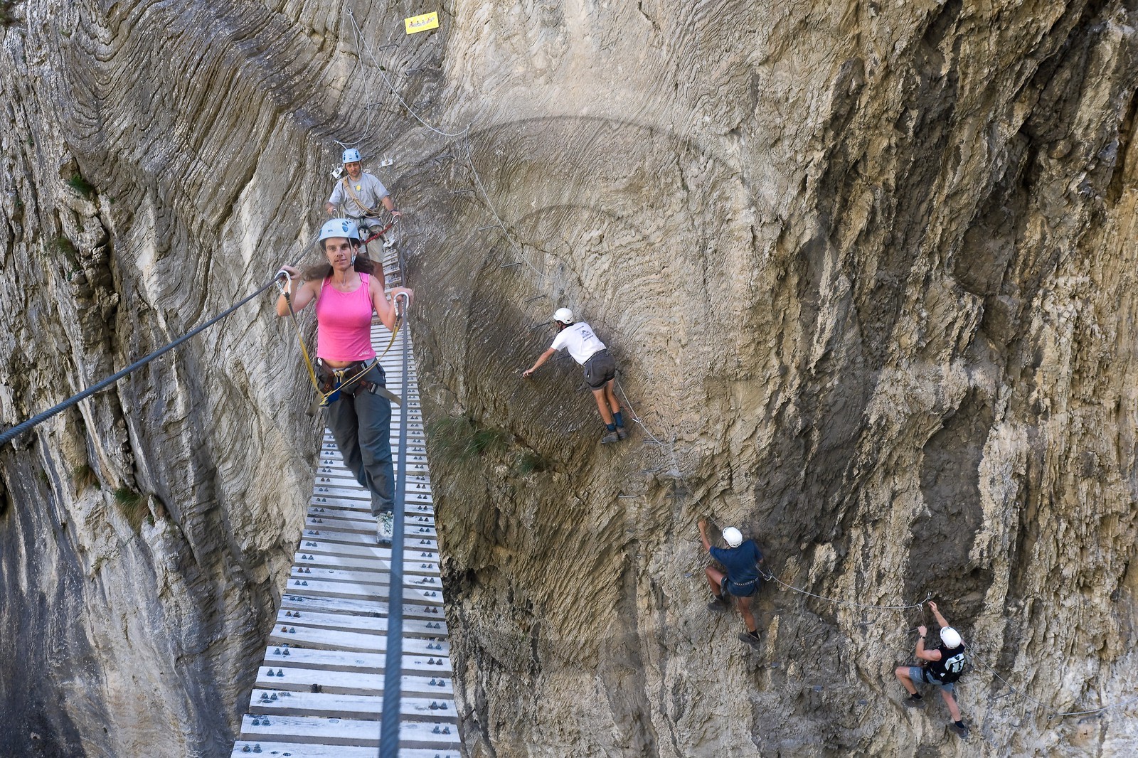 Via ferrata des gorges de la Durance