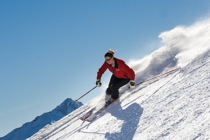 Ski piste famille