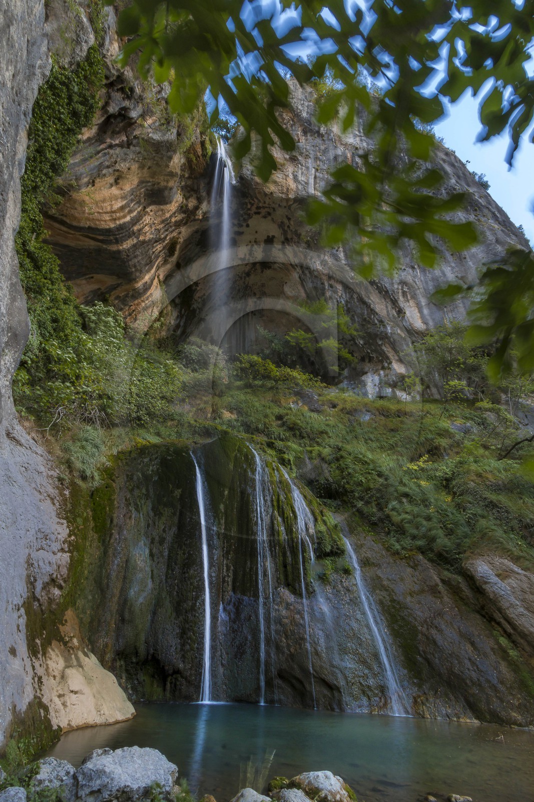 Gorges du Loup, cascade de Courmes