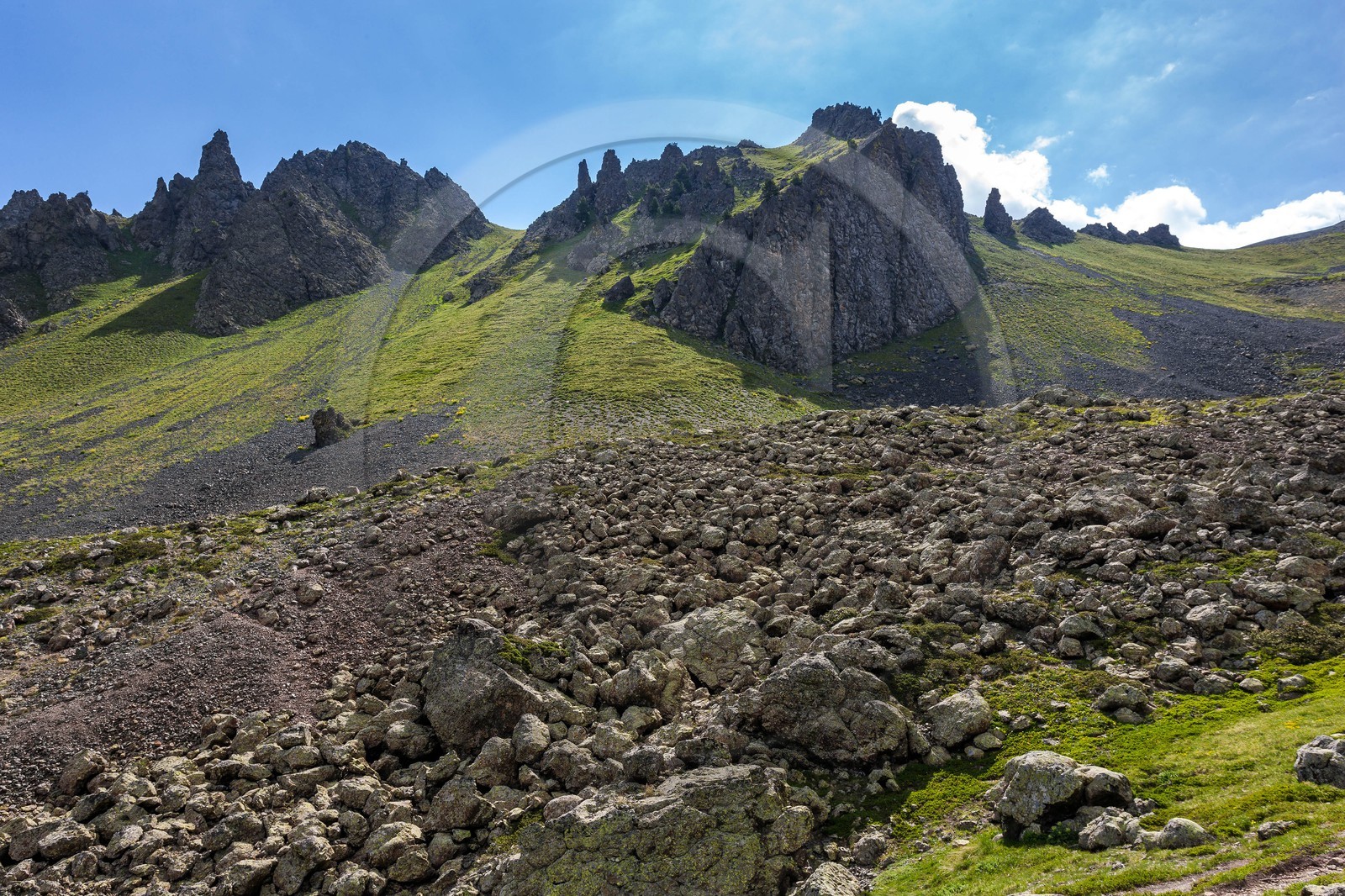 Montgenèvre, Le Chenaillet, ophiolites