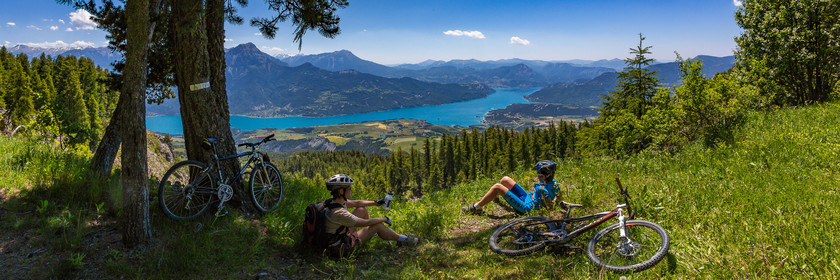 Réallon, vtt à Plate Longue