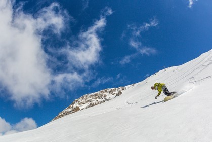 Les Orres, surf des neige