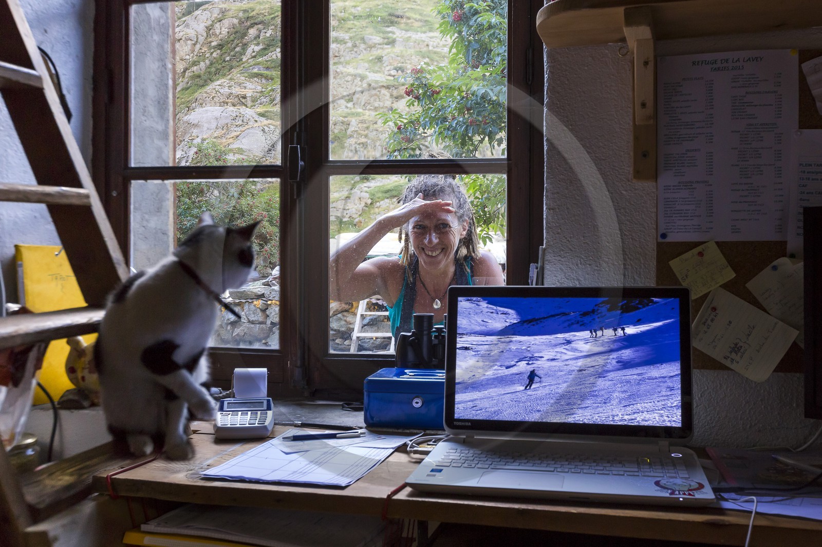 Refuge de la Lavey, Caroline Vincent, gardienne
