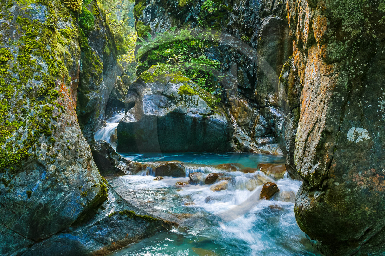 Réserve naturelle des Contamines-Montjoie, Pont naturel, torrent du Bon Nant