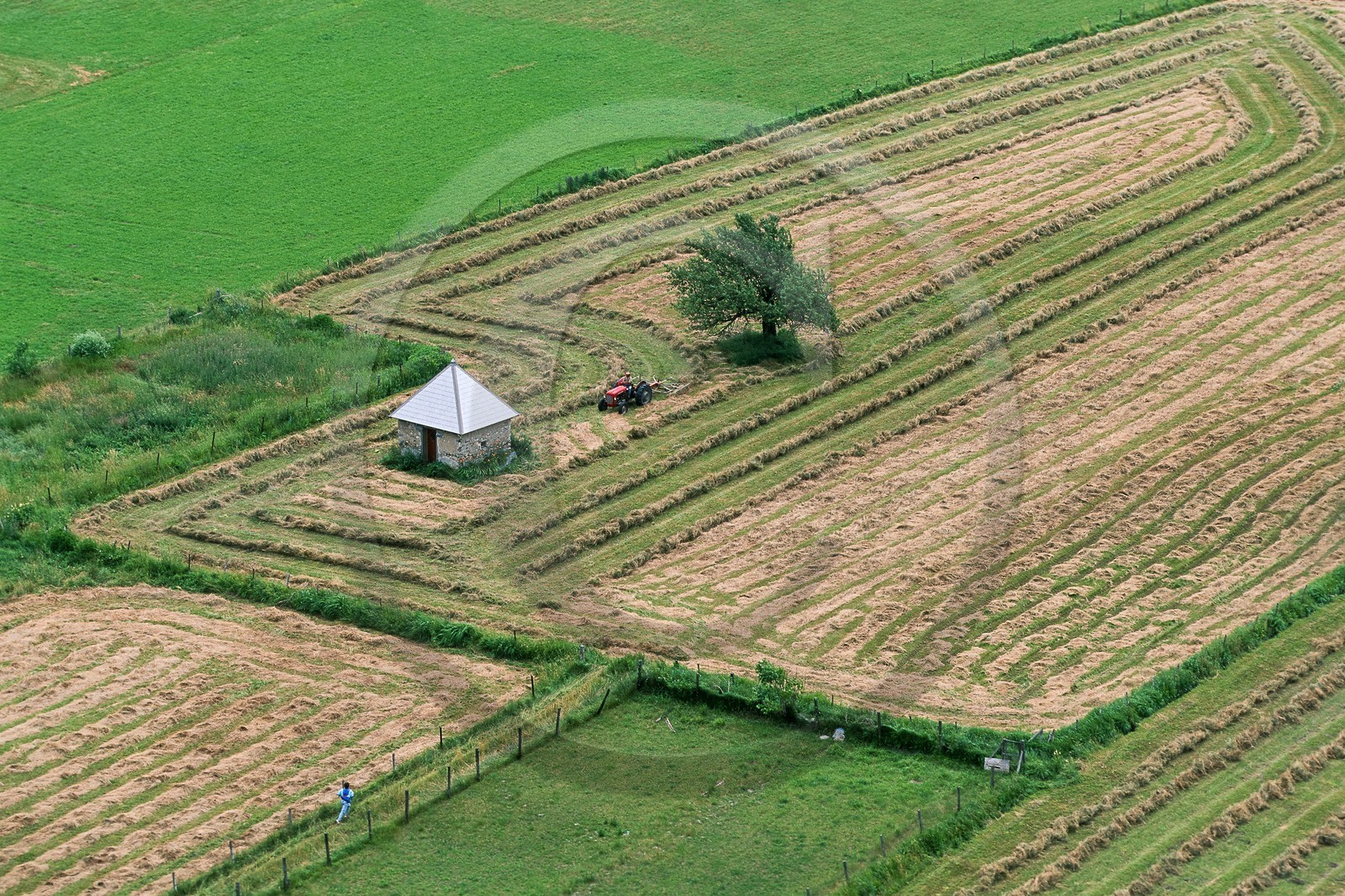 Embrun, Les jardins sous le Roc, les foins