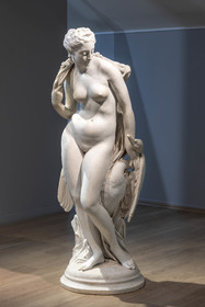 Gap, Musée Muséum départemental des Hautes-Alpes, Jean Esprit Marcellin, Léda et le cygne, marbre 1874