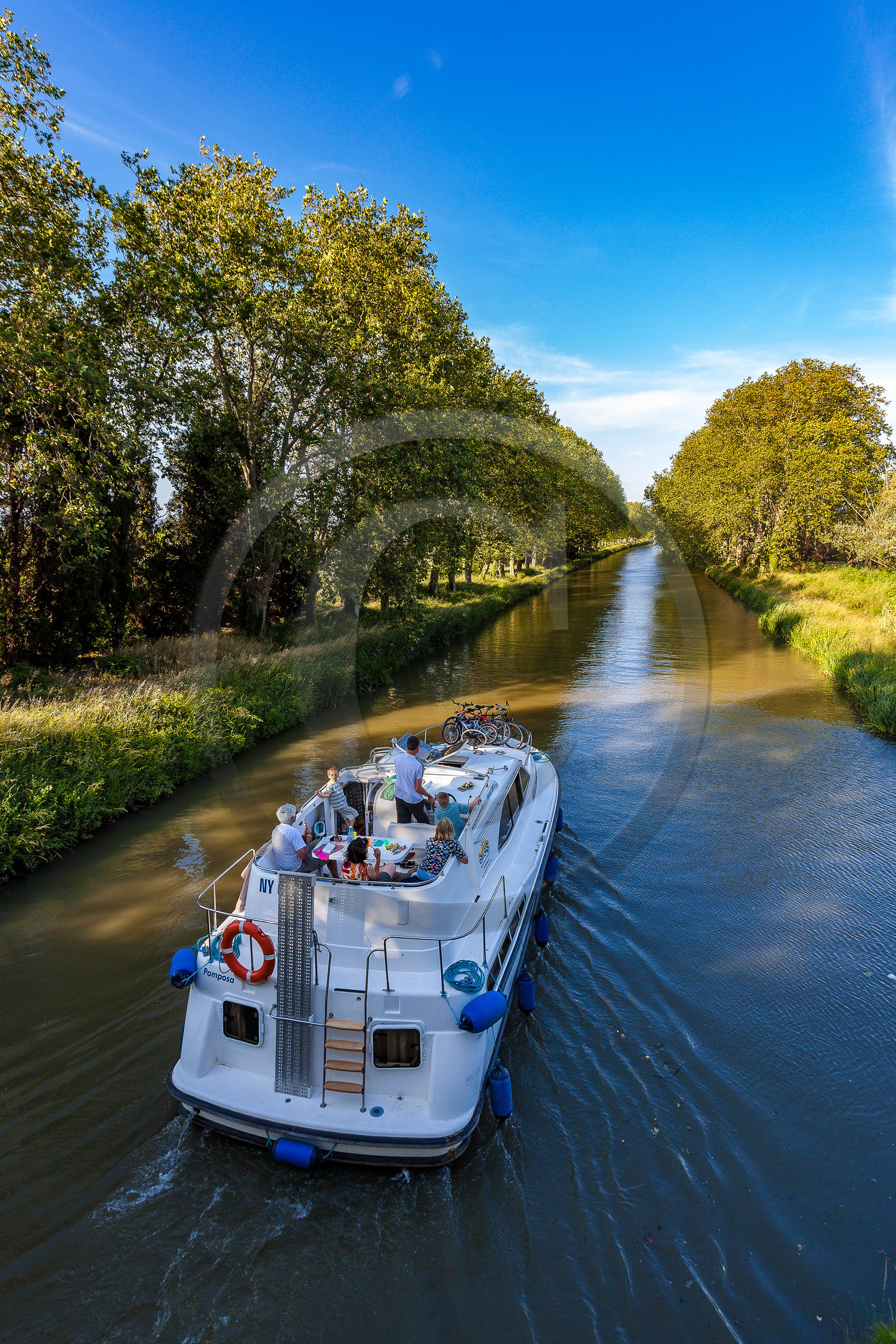 Canal du Midi, inscrit au Patrimoine mondial de l'UNESCO
