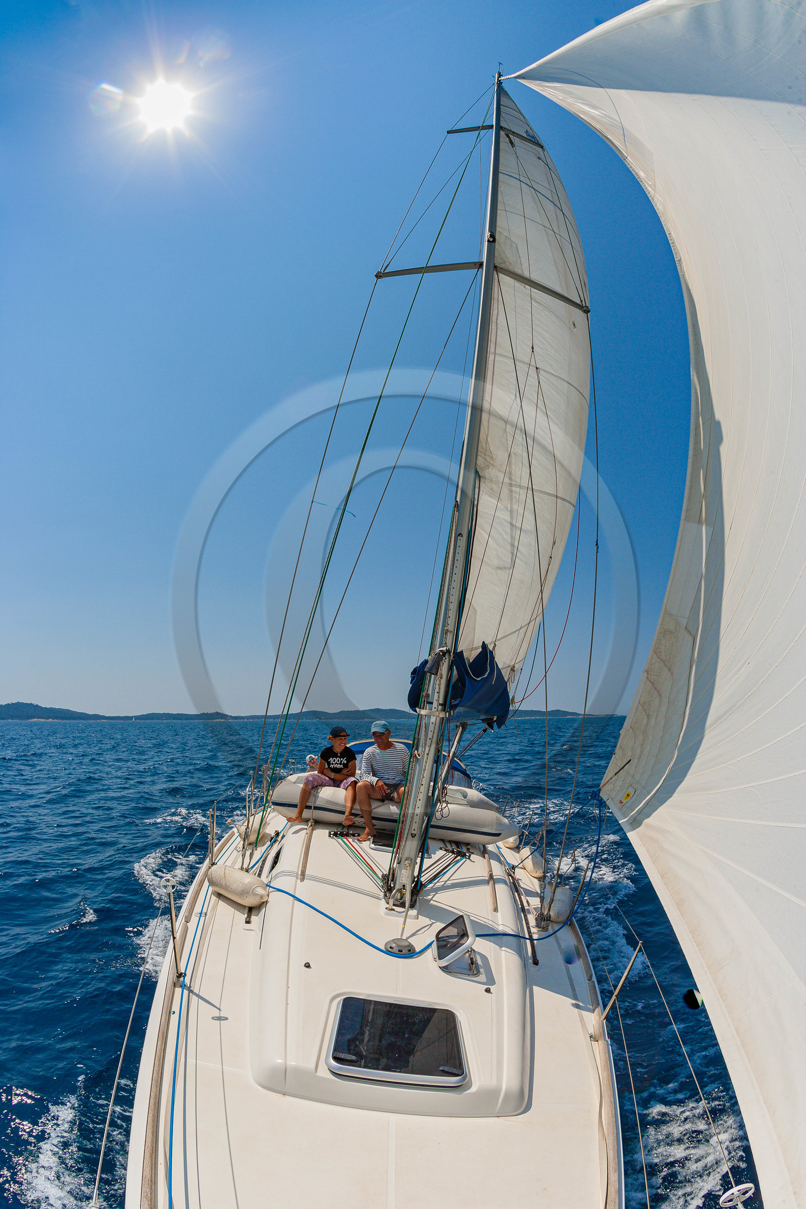 Parc national de Port-Cros, croisière en voilier