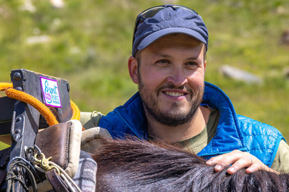 Florian Ehmke, accompagnateur en moyenne montagne et muletier