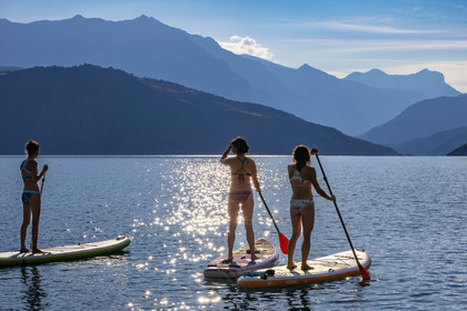 Yoga sur paddle, Serre-Ponçon Aloha