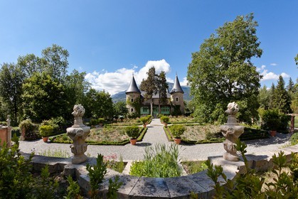 Château de Picomtal,  les jardins du château