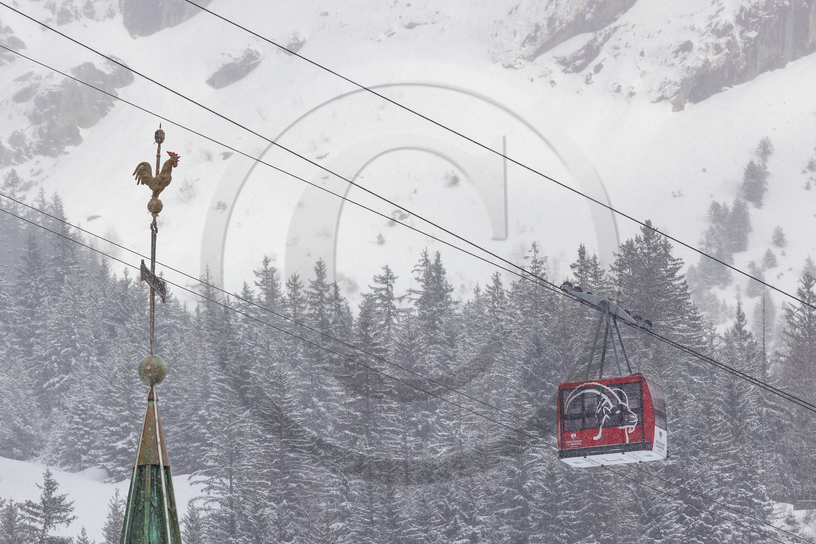 Pralognan-la-Vanoise, téléphérique du Mont Bochor